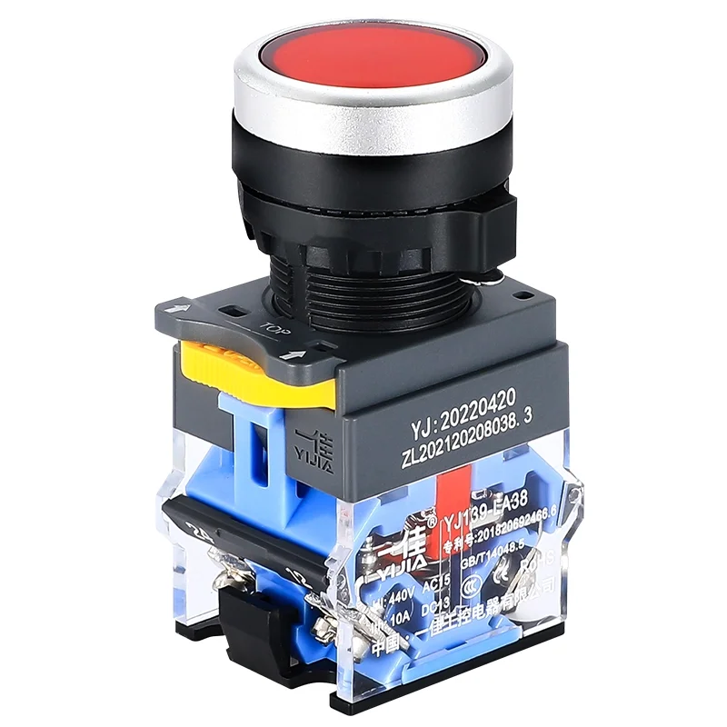 22 mm dotykový tlačidlový spínač