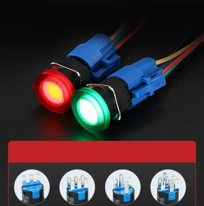 Illuminated Mushroom Head Push Button Illuminated Mushroom Head Push Button