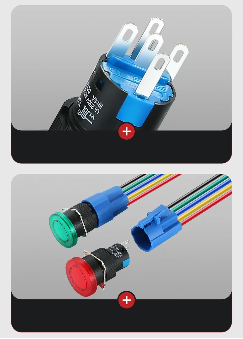 Illuminated Mushroom Head Push Button Illuminated Mushroom Head Push Button