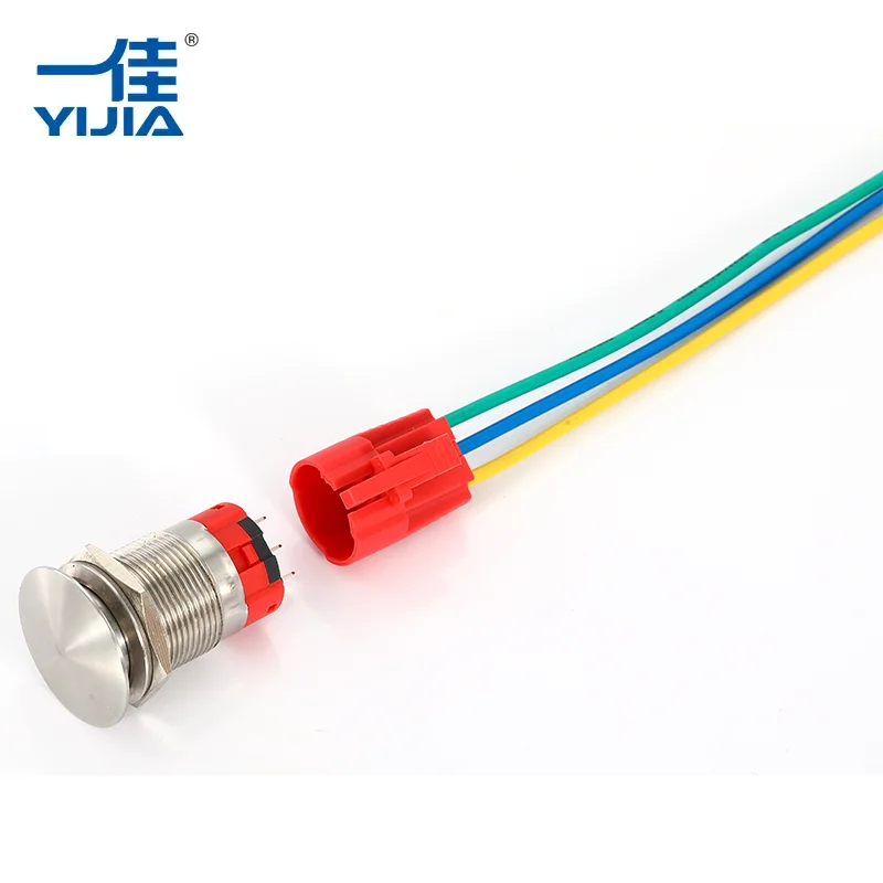 Hubový typ spínač kovového tlačidla