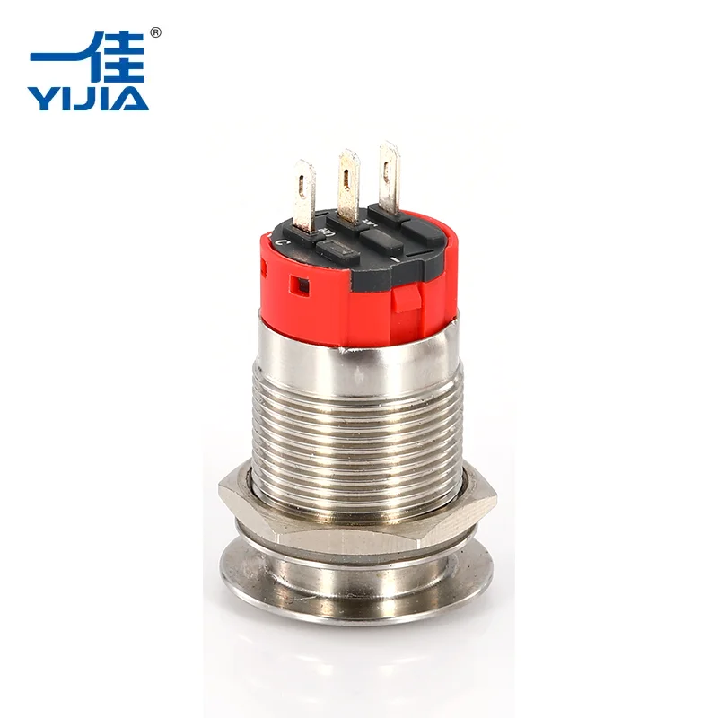Hubový typ spínač kovového tlačidla