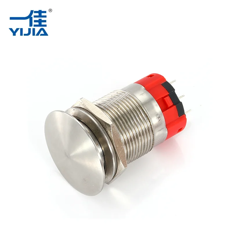 Hubový typ spínač kovového tlačidla