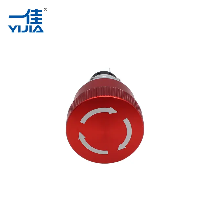 Červené núdzové tlačidlo